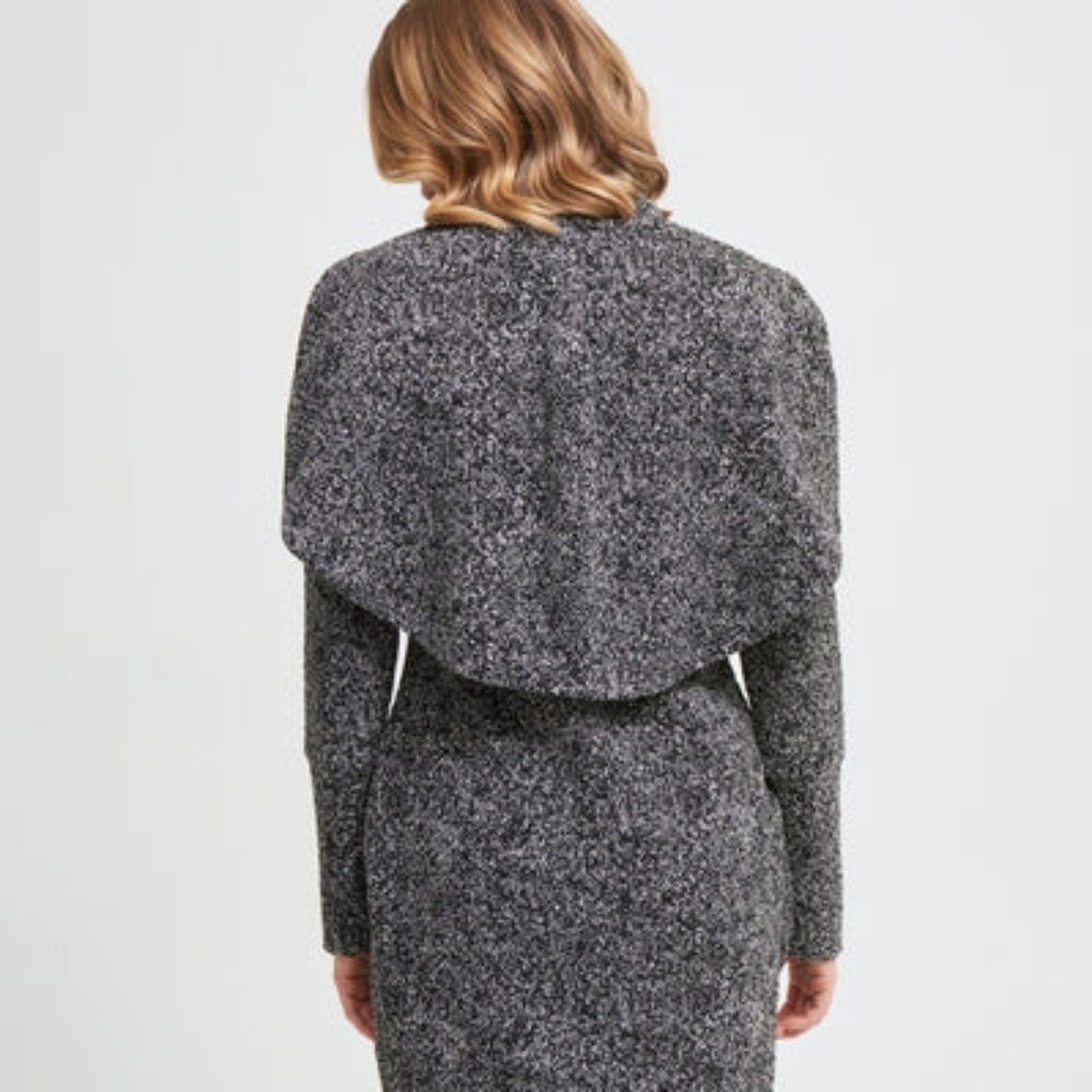 Joseph Ribkoff Jacquard Knit Jacket - Picture 2 of 9